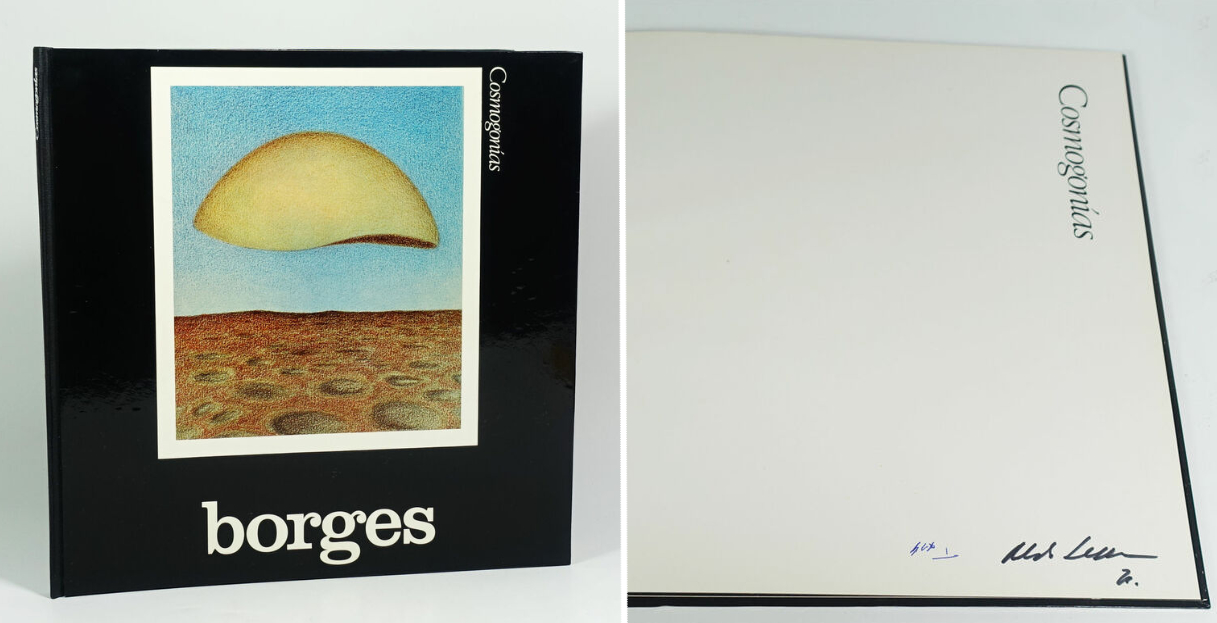 ‎Ediciones Libreria La Ciudad, Buenos Aires, 1976. EO signée par Borges et Sessa
