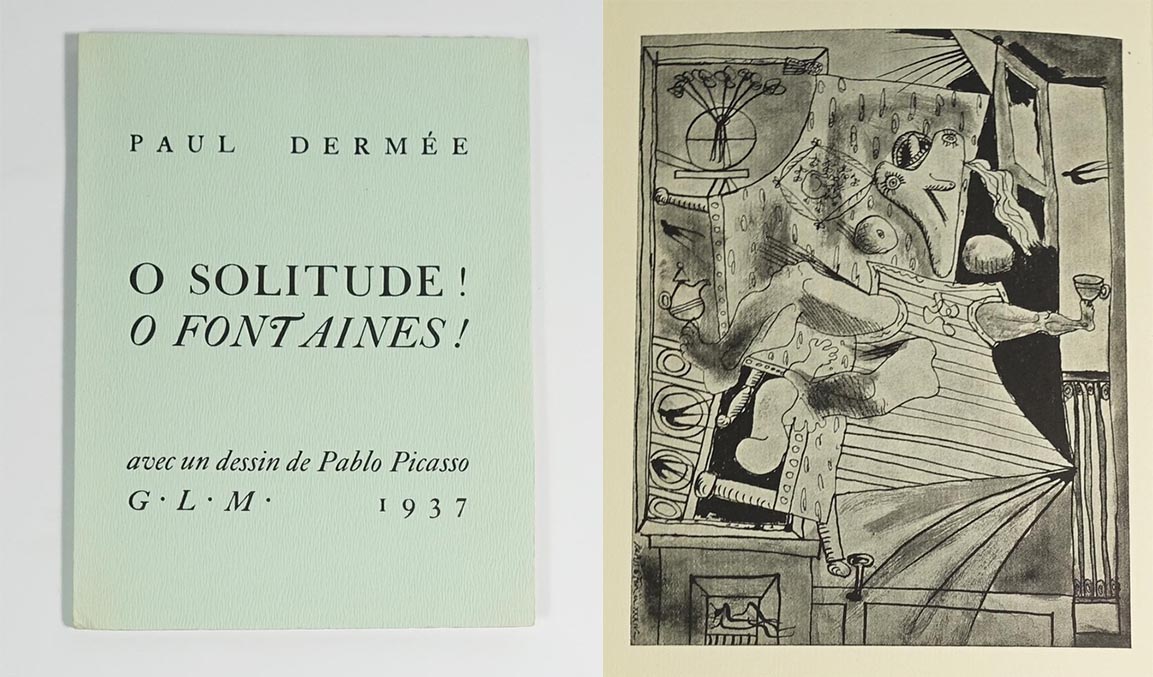 GLM, 1937. EO 1/25 ex. du tirage de tête sur Hollande. Frontispice par Pablo Picasso.