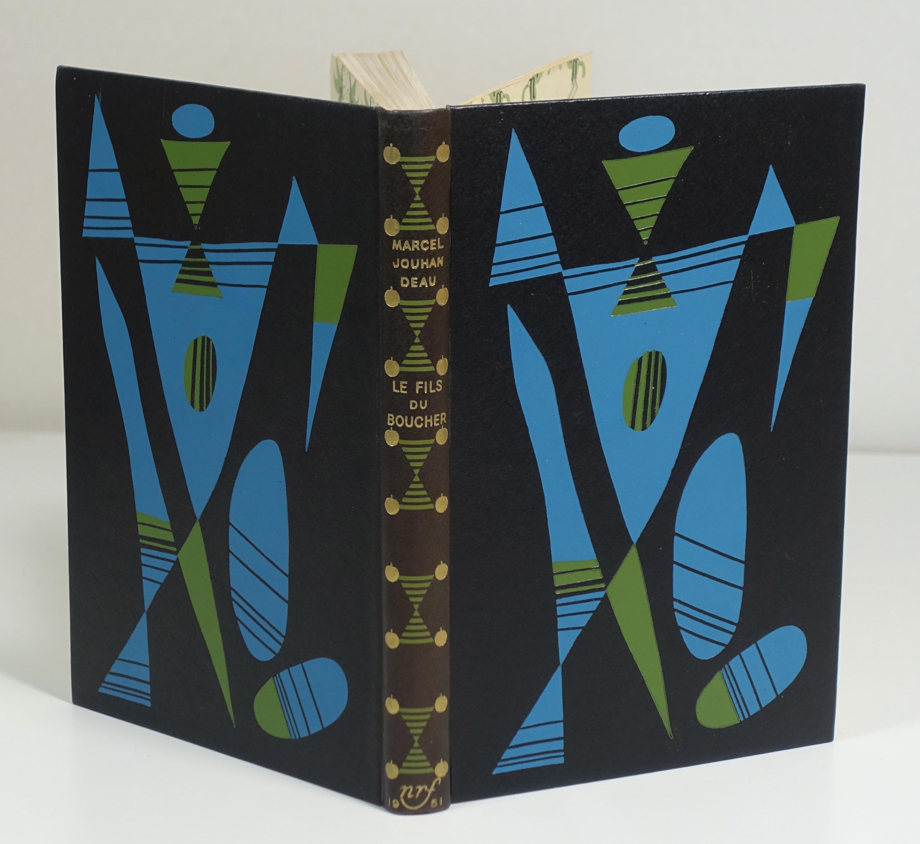 JOUHANDEAU Marcel Le fils du boucher. Mémorial II Gallimard, Nrf, 1951. In-8 couronne relié d
