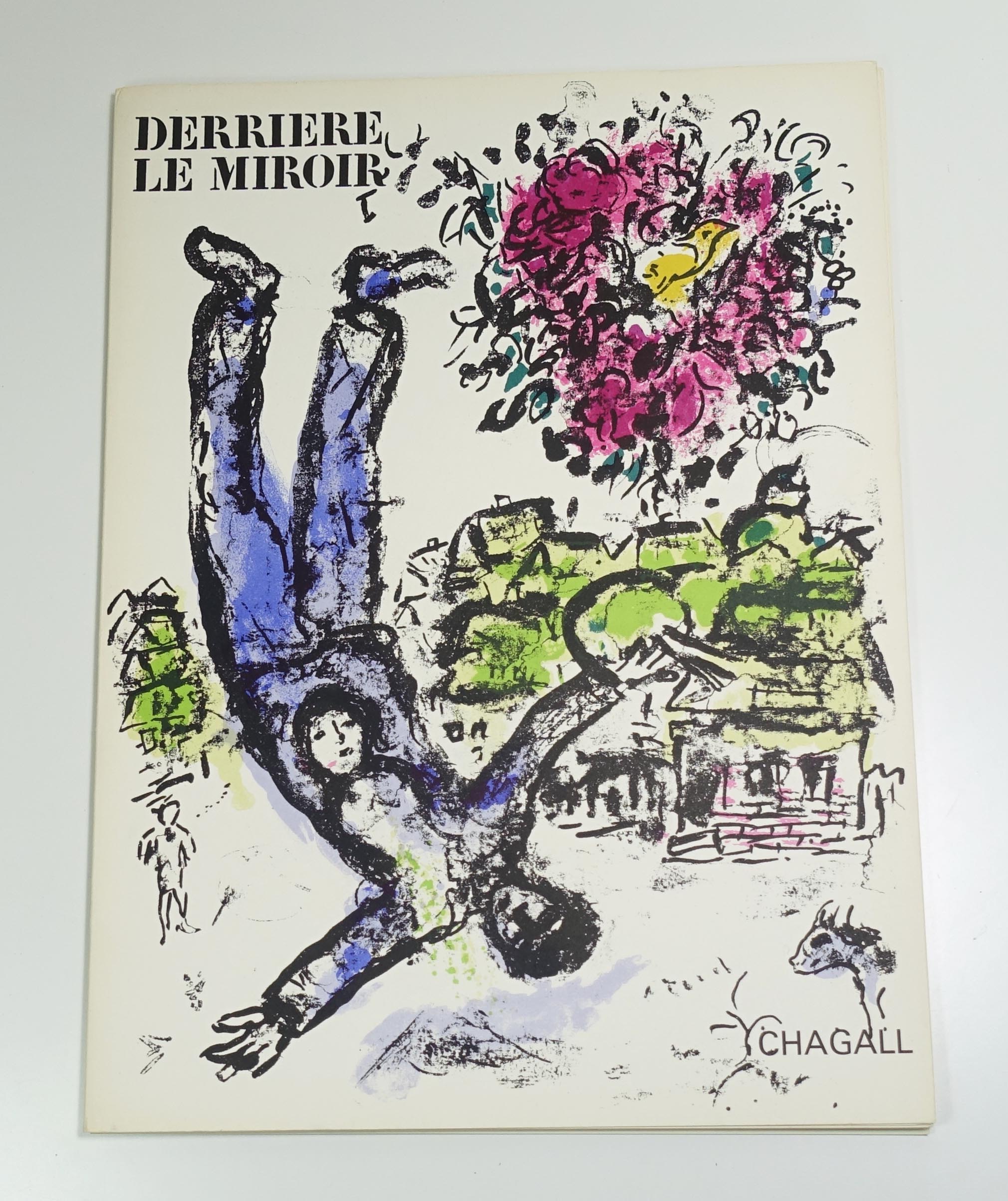 CHAGALL Marc - ARLAND Marcel DERRIÈRE LE MIROIR N°147 - Marc Chagall Maeght éditeur, juin 1964. Un volume en feuilles, 380 X 280 mm, 26 pages. Tirage original, édité en juin 1964 pour l