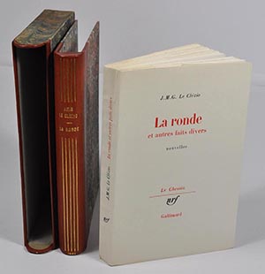 Grand papier de La ronde de Le Clézio sur vélin d