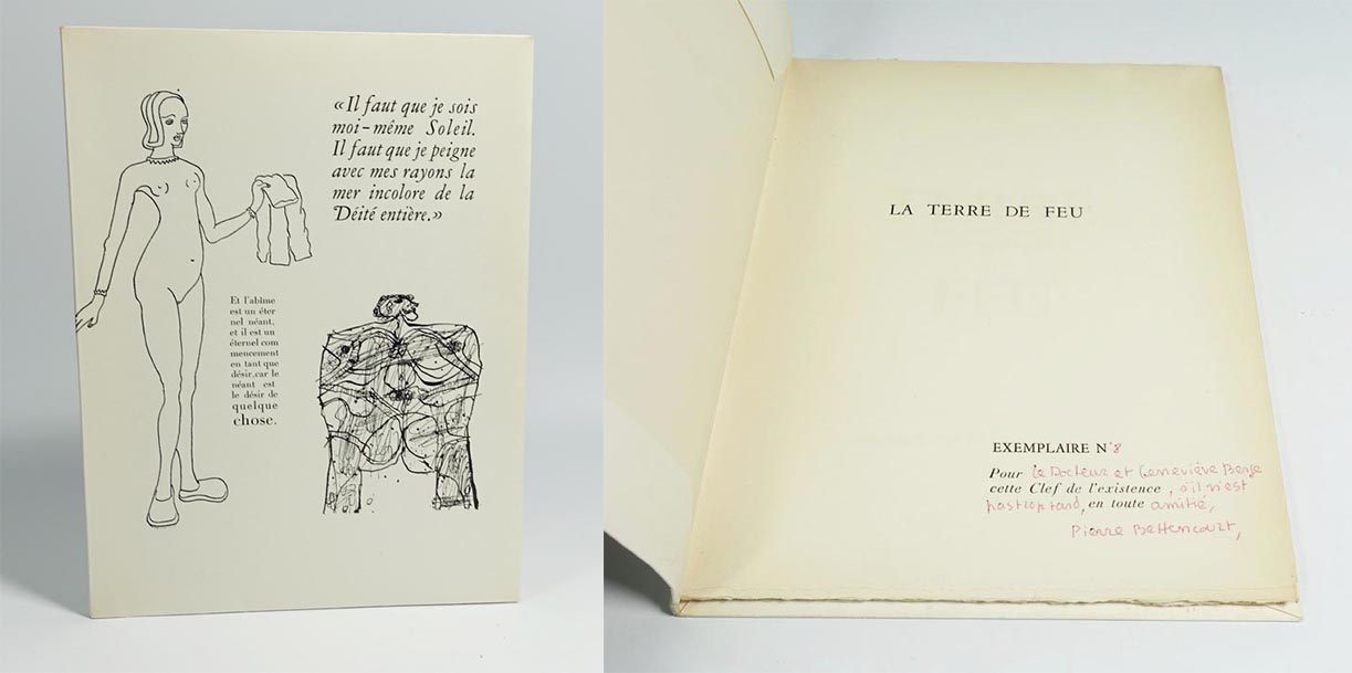 Pierre bettencourt, Jean Dubuffet, La terre de feu, Saint-Maurice d