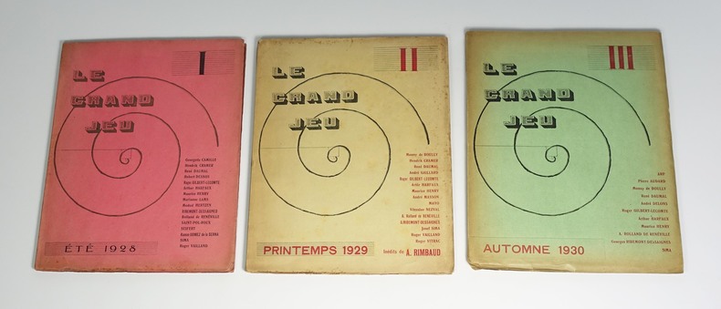 Revue Le Grand jeu. Du n° 1 (été 1928) au n° 3 (automne 1930) René Daumal