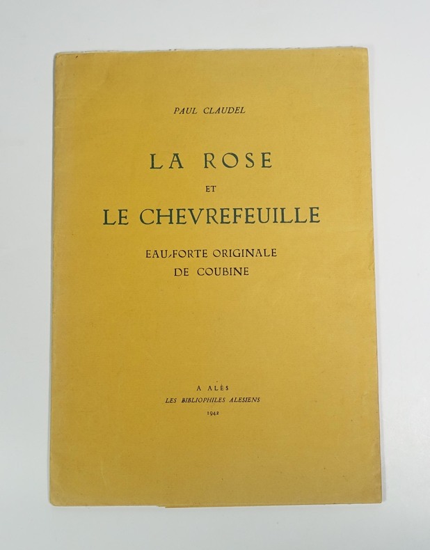 Premier livre de PAS Pierre-André Benoît Paul Claudel La rose et le chèvrefeuille