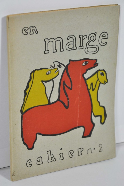 Les Cahiers "En marge" - Surréalisme contre Surréalisme‎, avec des textes de Lionel Dureux, Yves Hecht, Jean Monge, Albert Pilard, Robert Michaud, Maiakowsky (un poème inédit), Sergueï Essenine (un poème inédit), Camille Pascal, Henri Breloy, Pierre Hulin, Robert Vautrin, Gabriel Paris, Guy Cabanel, R. Deloule, Henri Boisson.