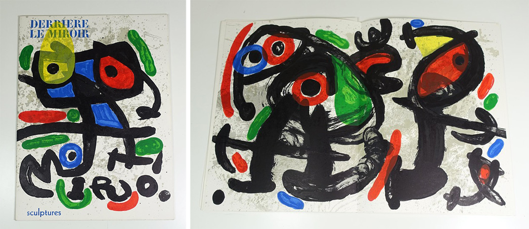 Miro derrière le miroir lithographie Maeght
