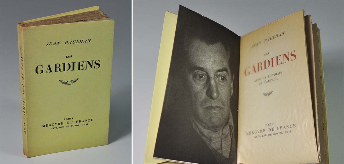PAULHAN Jean Les Gardiens - Avec un portrait de l