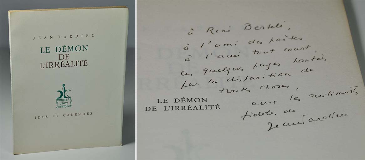Ides et calendes, coll. "Ides poétiques", 1946. Un volume broché, 83 p. Edition originale. L