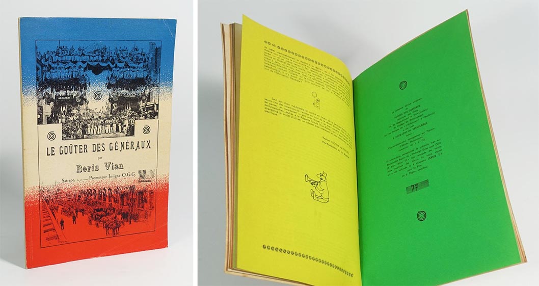 Collège de ‘Pataphysique, LXXXIX E.P. (1962). EO, 1/169 ex. sur Papiers d’Affiches Multicolores