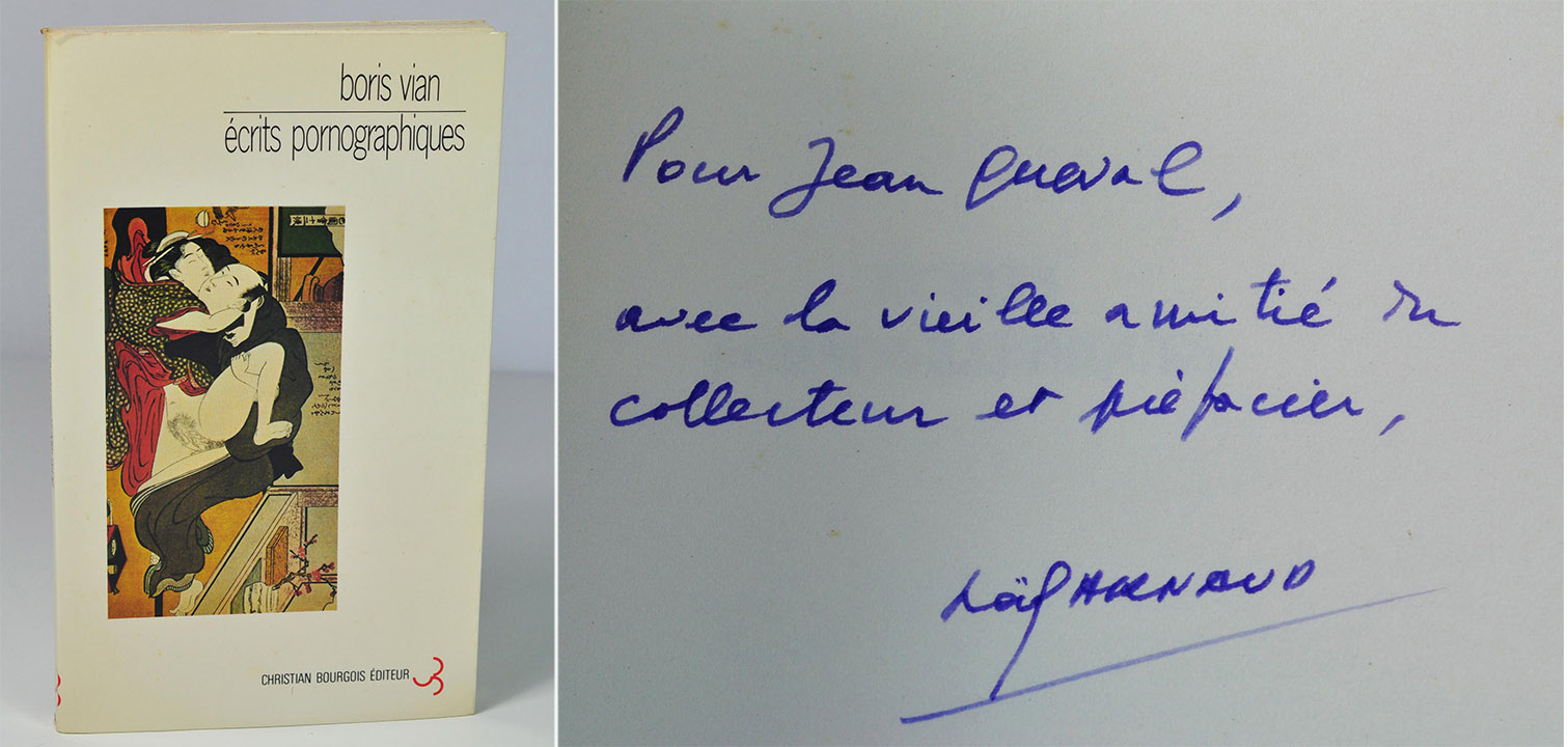 VIAN Boris Ecrits pornographiques, précédé de Utilité d
